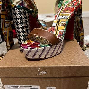 Christian Louboutin Sandale Du Desert Alta 130
